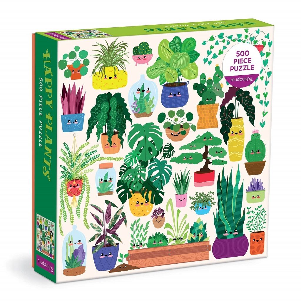 Mudpuppy Puzzle Happy Plants 500 Teile
