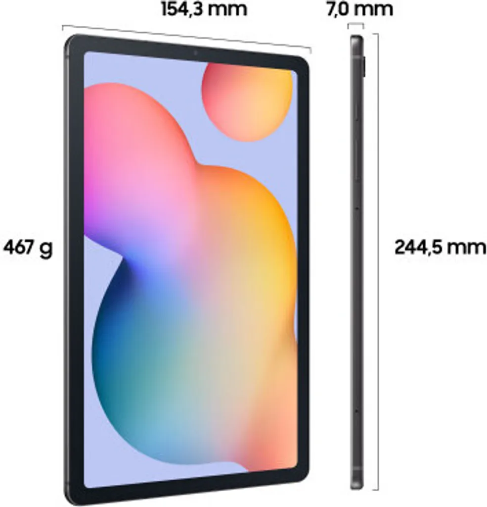 Tablette Étudiant Samsung Galaxy Tab S6 Lite 64 Go pour Prise de Notes - 7