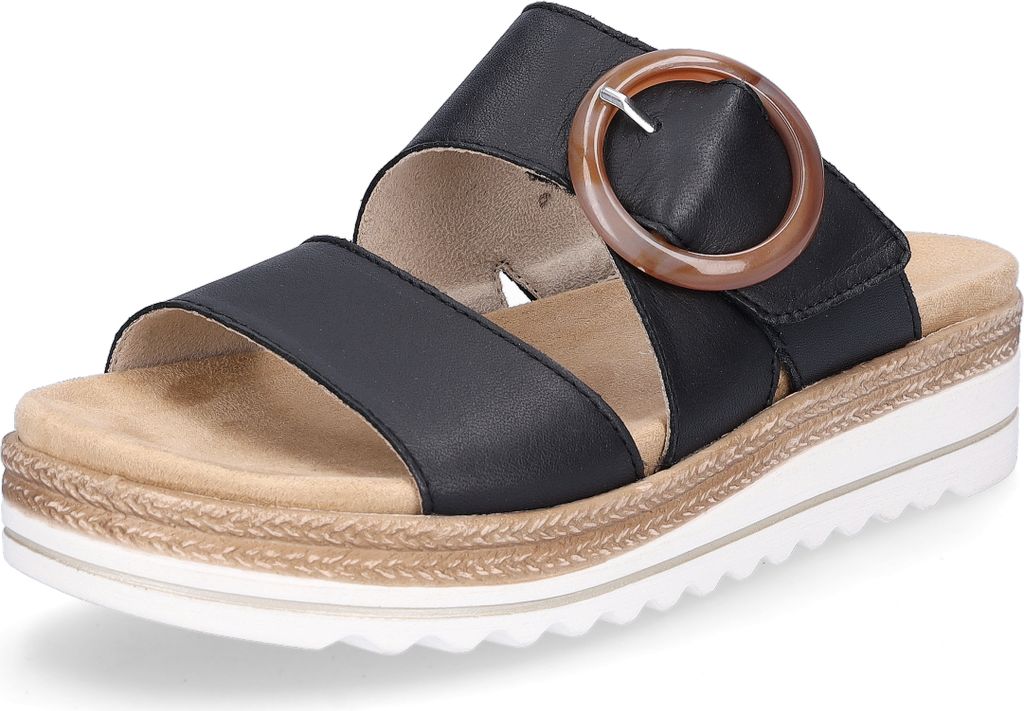 Remonte Damen Pantolette schwarz