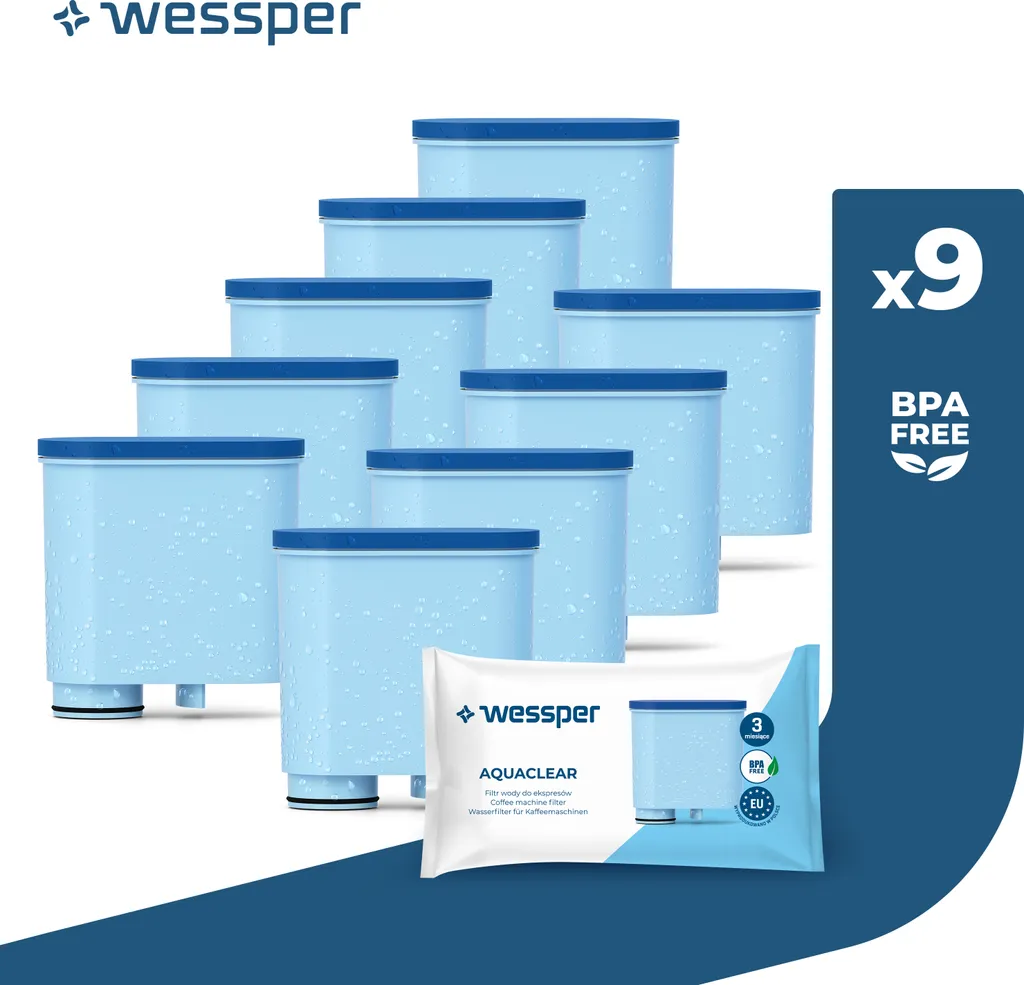 Anti-calcaire pour Philips AquaClean CA6903/10 pack 9 filtres eau