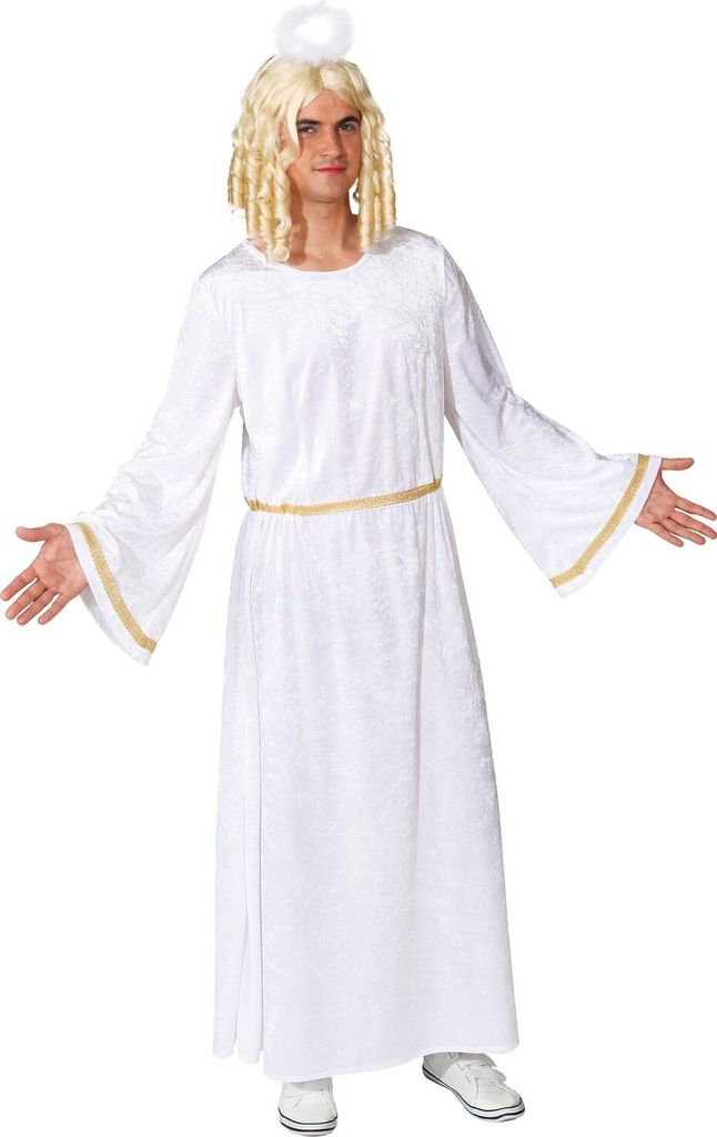 Kleid Engel für Herren weiß-gold