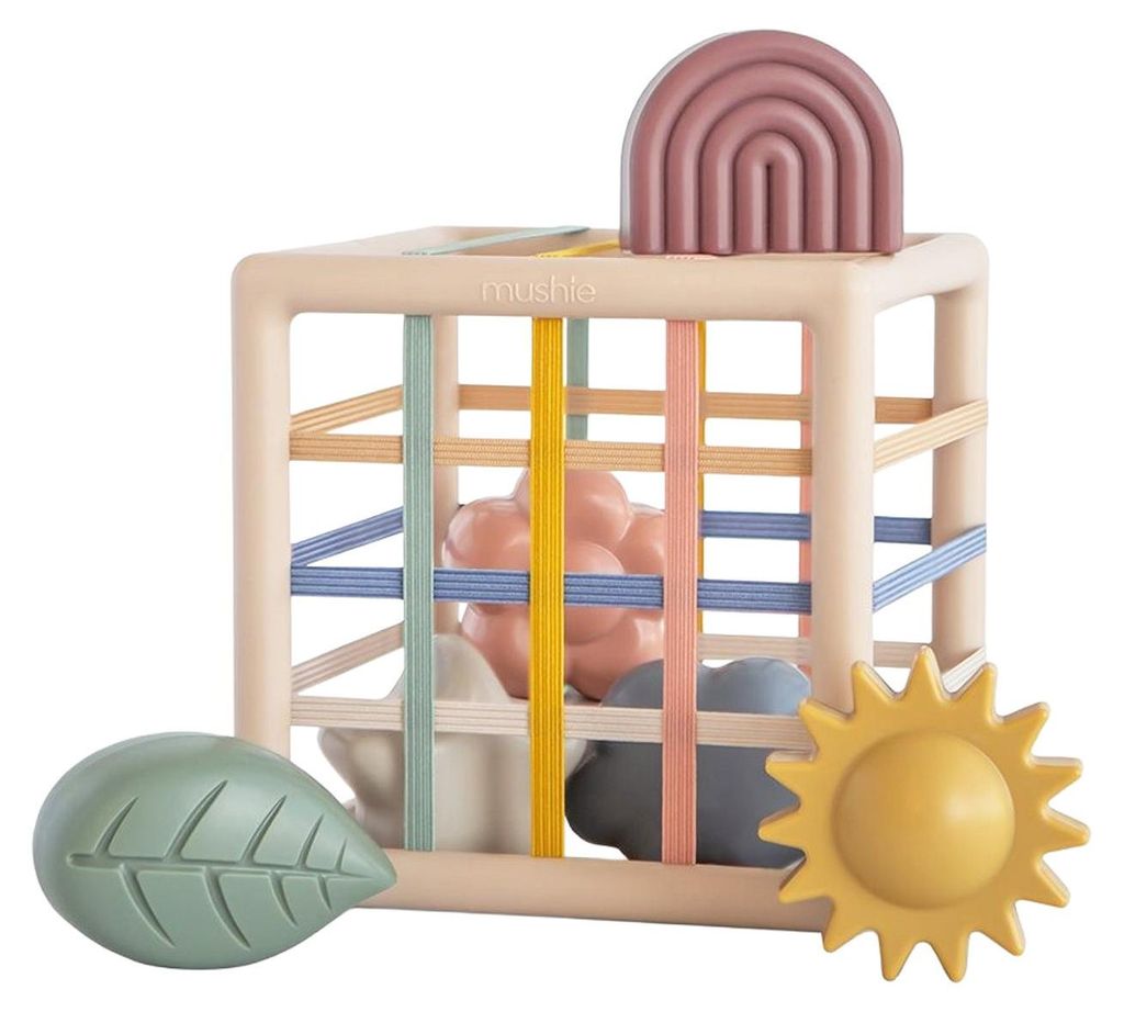 Mushie Formensortierer - Elastic - Multi Color Produktbild 
