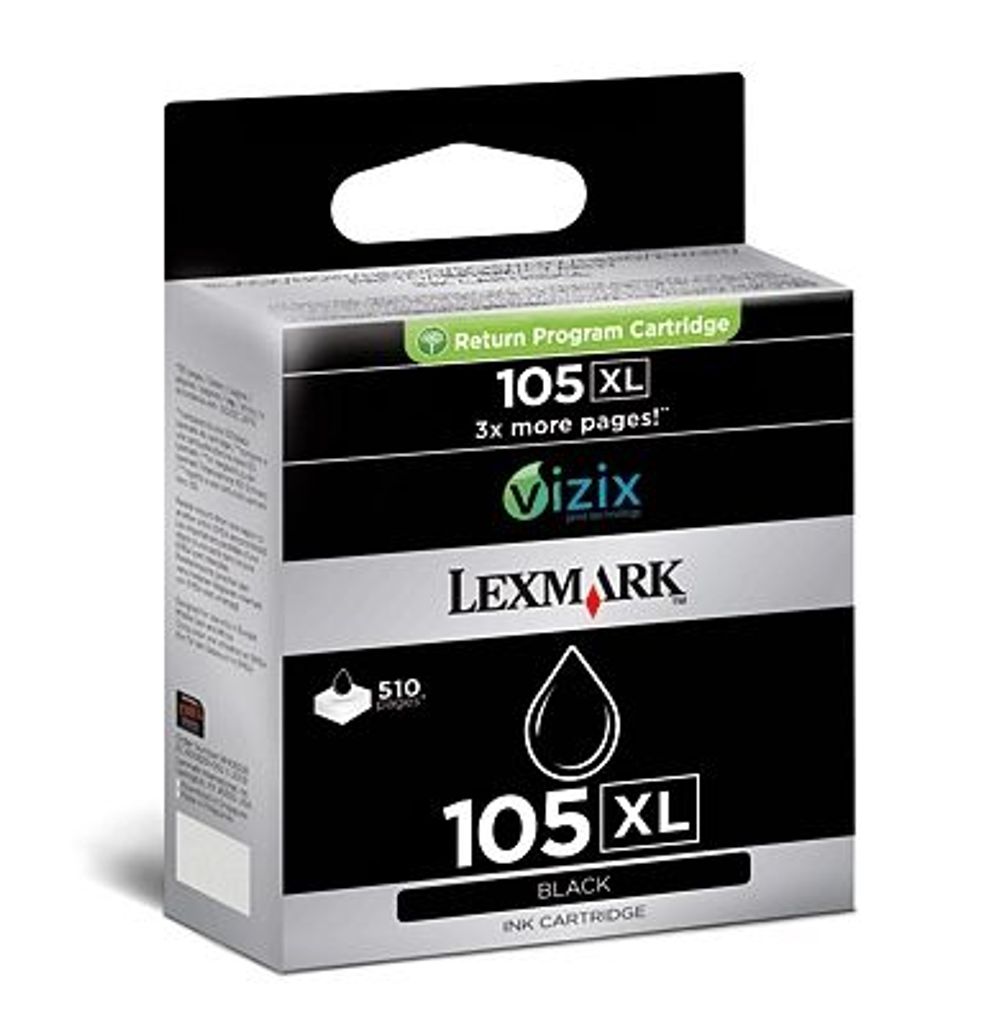 Lexmark 14N0822E Patrone Lexmark Nr.105XL bk 14N0822E