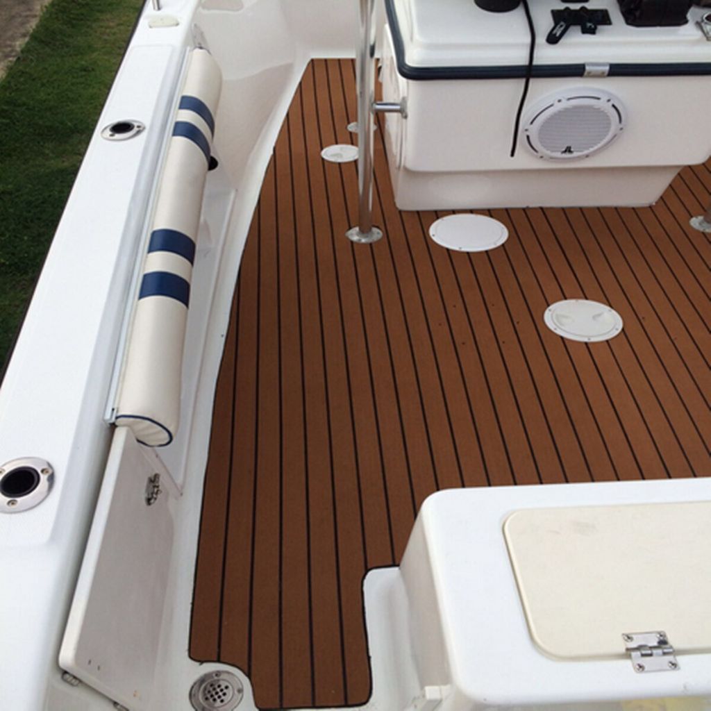 Eva Schaum Faux Teakholz Decking Bodenbelag, 2400 x 600 x Produktbild 2