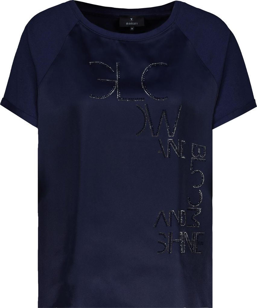 monari T-Shirt 718 navy blue 44