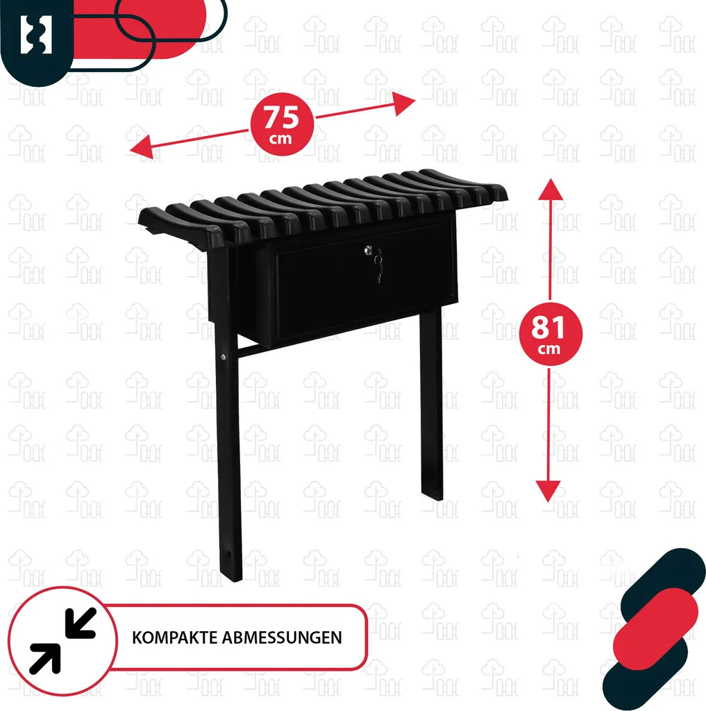 Banc de Jardin sans Dossier Résistant aux Intempéries pour l'Extérieur