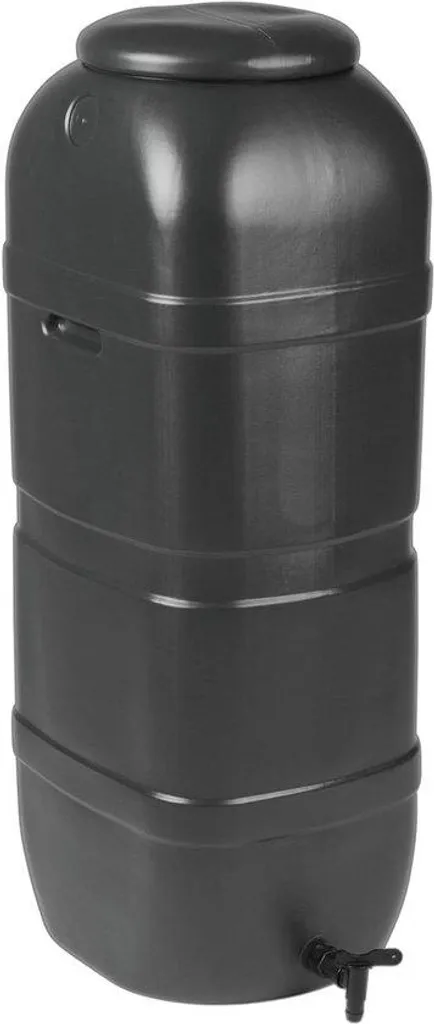 Réservoir d'eau noir 100 Litres gain de place avec couvercle étanche
