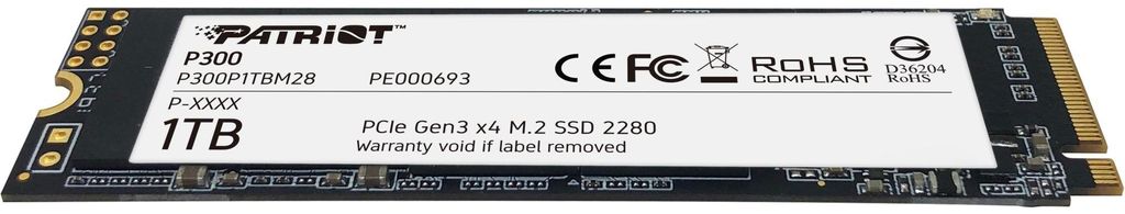 P300 1 TB (PCIe 3.0 x4, NVMe 1.3, M.2 2280) Produktbild 