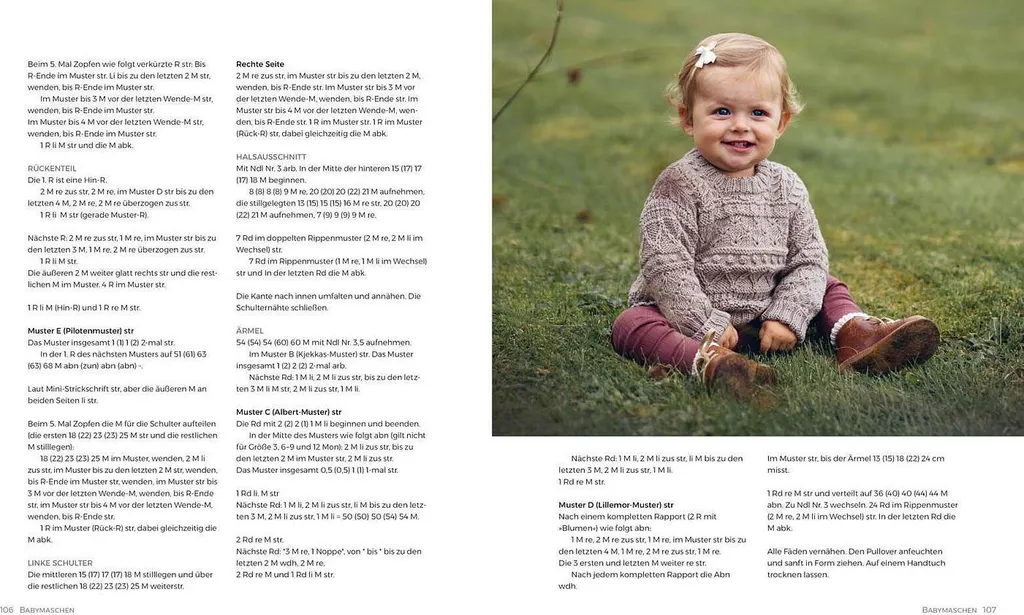 Livre de tricot pour bébé : Modèles et patrons Klompelompe 0-3 ans DIY - 2