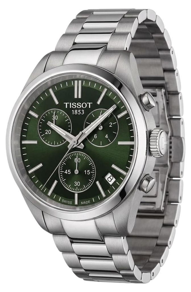 Zegarek Tissot PR 100 Chronograph, kwarcowy, stal Zdjęcie produktu 