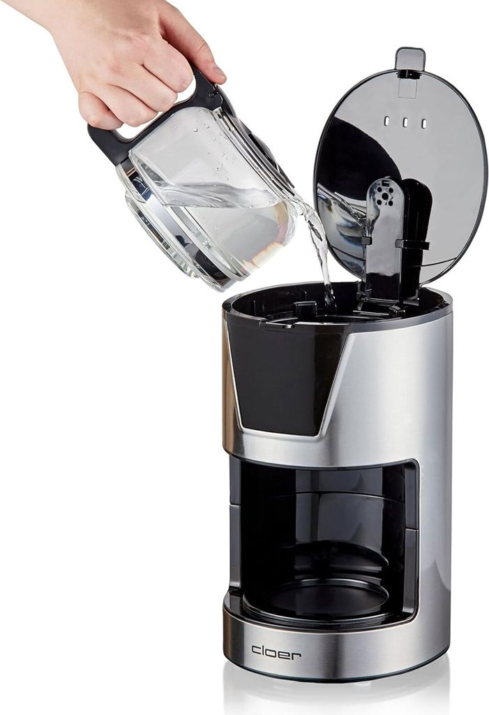 CLOER 5251 Caffettiera con filtro, colore: argento-nero Immagine del prodotto 