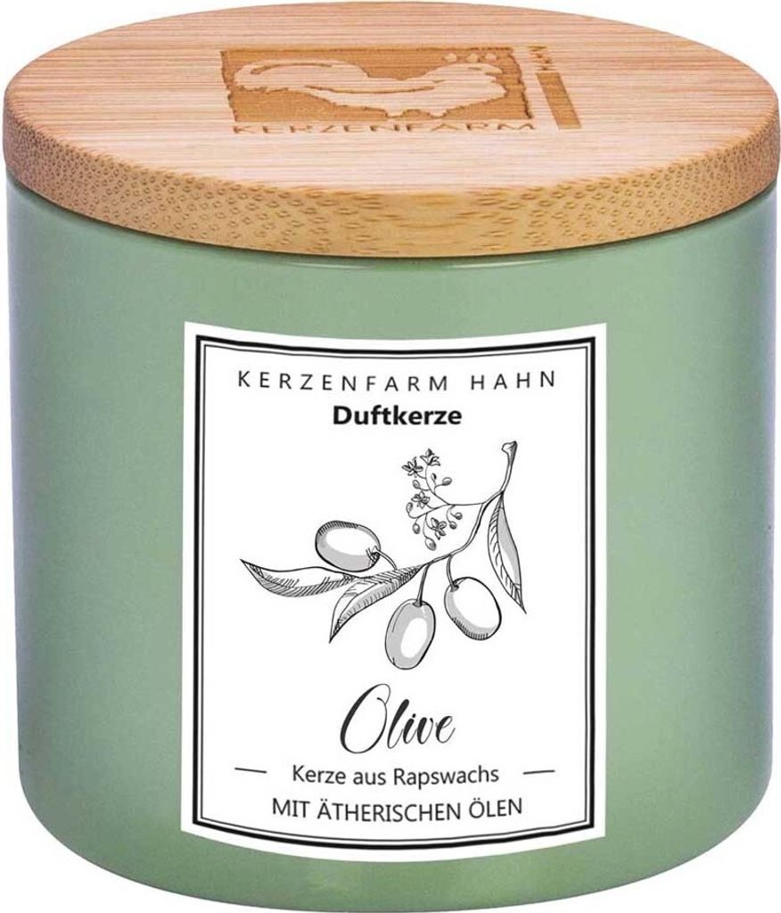 Duftkerze Trendglas - Olive Produktbild 