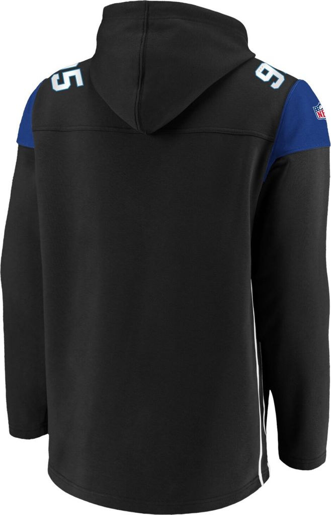 NFL Carolina Panthers #95 Hoody hooded Jersey Sweater Kaputzenpullover Franchise Overhead (XL)