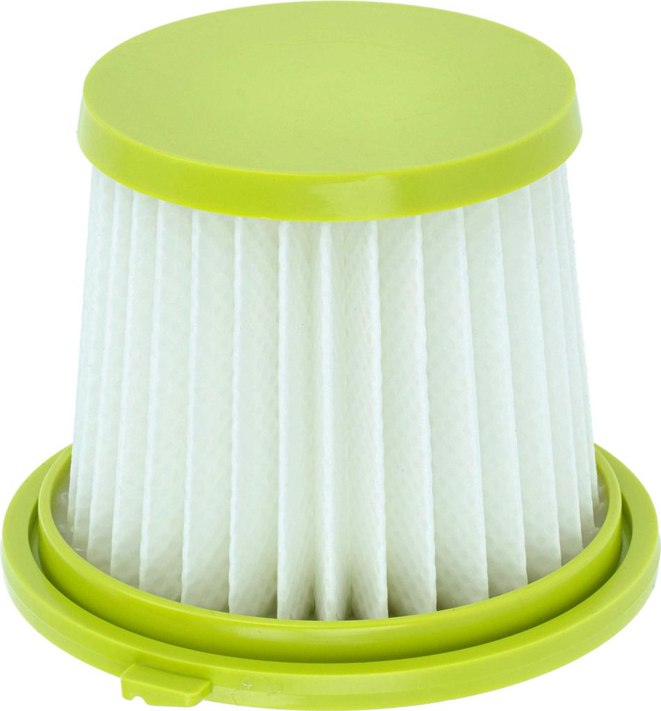 vhbw Staubsaugerfilter kompatibel mit Ryobi PCL704B, PCL700K, PCL700B, PCL705K, PCL705B, PCL704K Staubsauger - HEPA Filter Grün Weiß