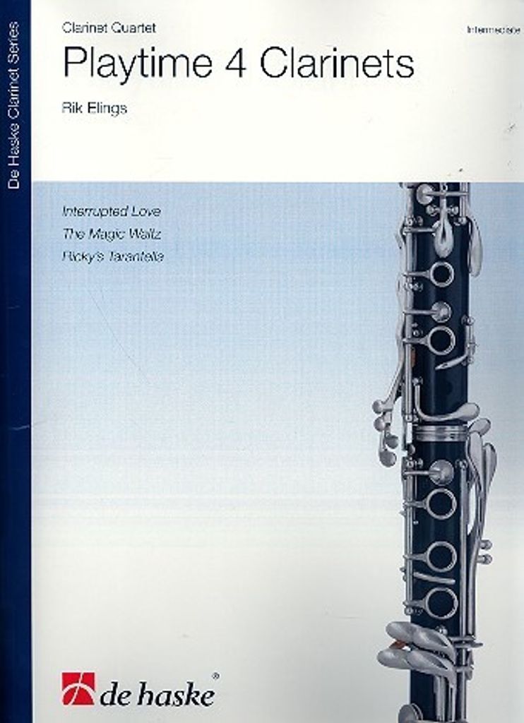 Playtime for 4 clarinets score and parts