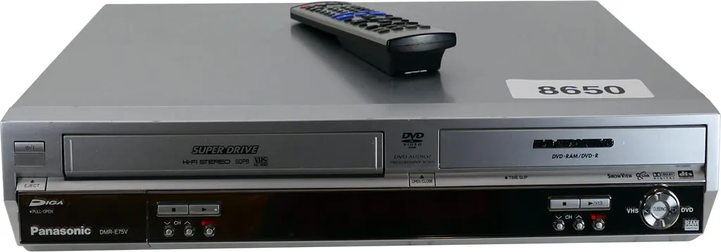 Panasonic DMR-E75VEG : Enregistreur DVD Double Couche avec Lecteur VHS
