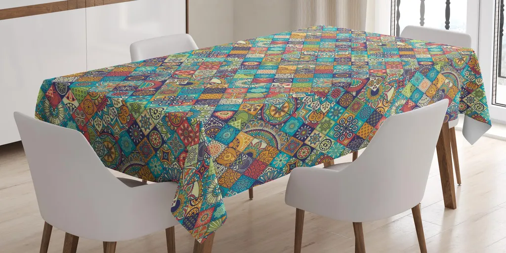 Tovaglia Etnica 140x240 ABAKUHAUS: Bouquet Floreali per Home Decor Boho
