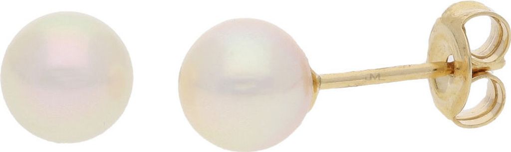 Perlenohrringe Gold 585 Akoya Zuchtperle JL10-06-2627 JuwelmaLux