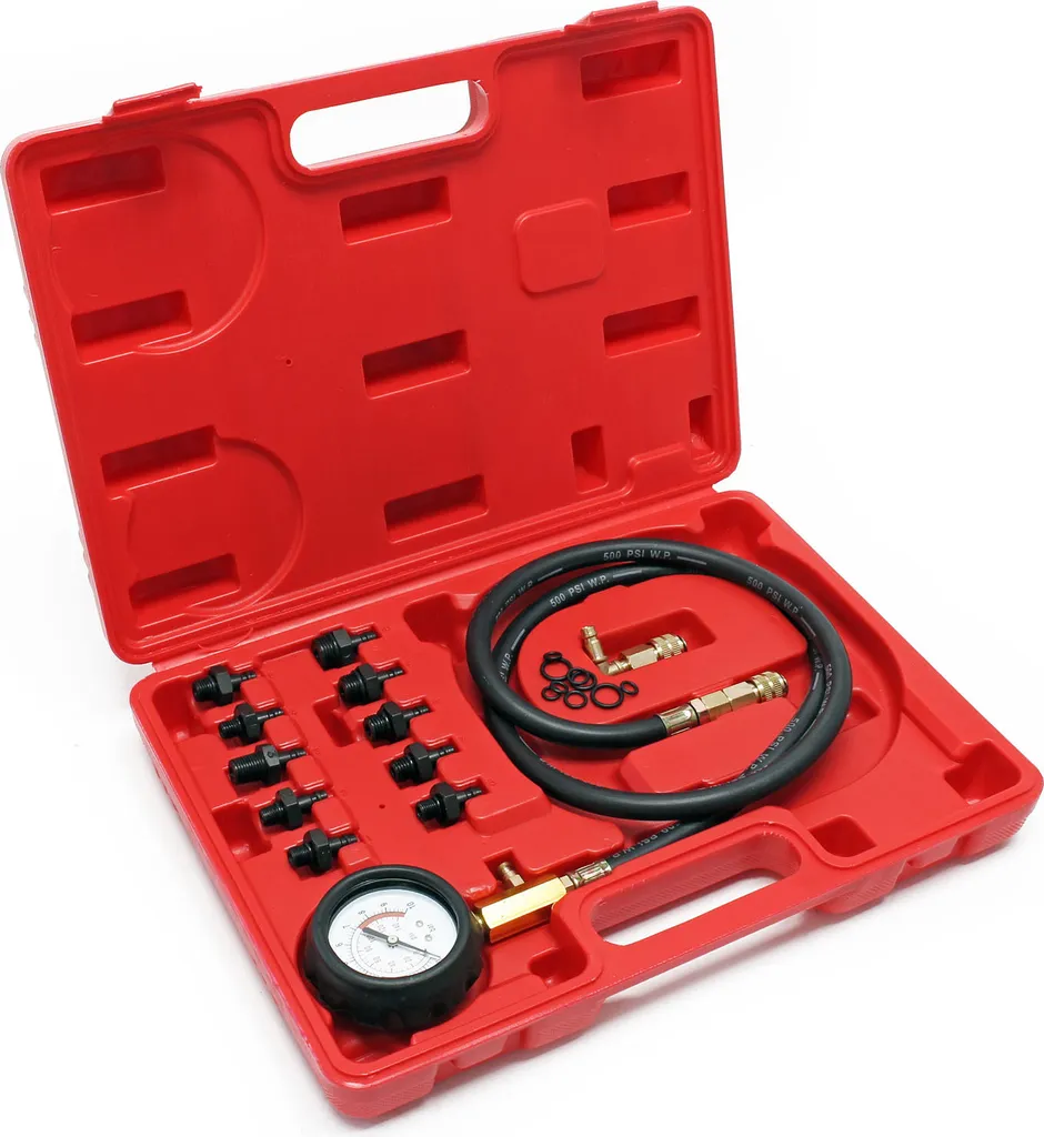 Manomètre de pression d'huile auto en coffret de 12 pièces universel
