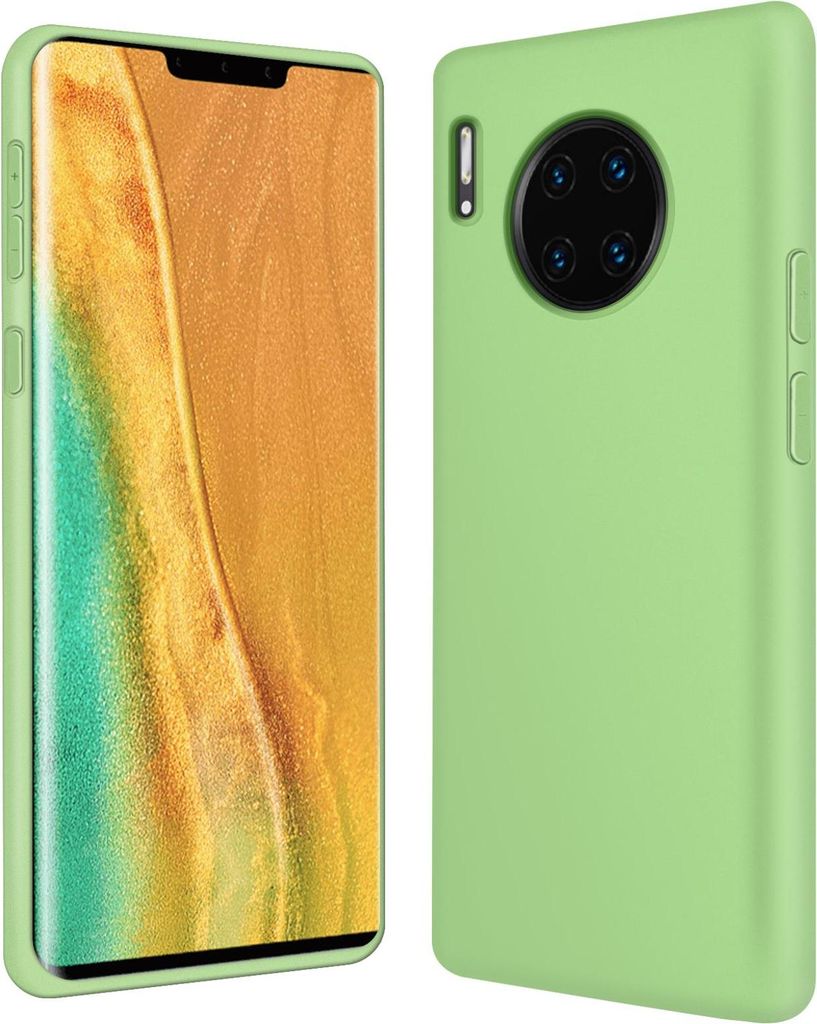 Hülle Huawei Mate 30 Pro Handy Schutz Cover Silikon Gel Case Handyhülle Tasche, grün