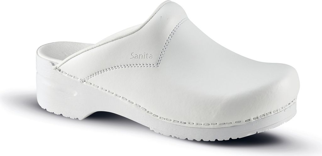Sanita Offener Clog San-Flex-OB Open White-35