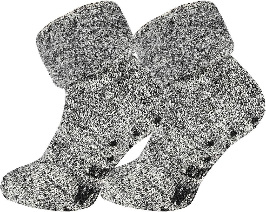 TippTexx 24 2 Paar ABS Stoppersocken Wollsocken mit Produktbild 1
