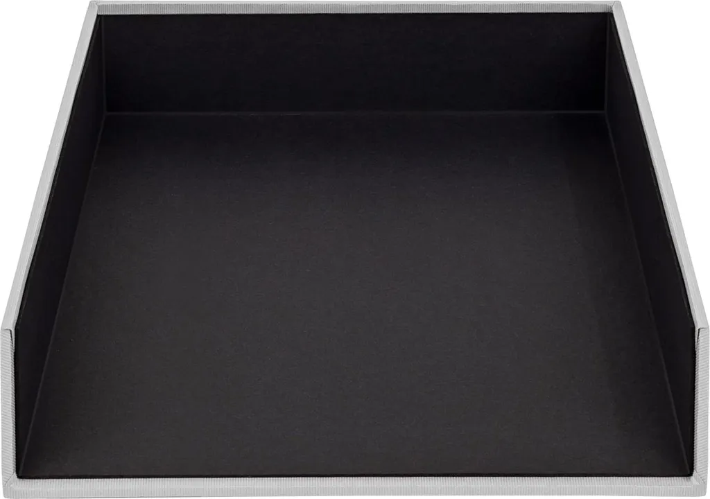 Fini le bureau encombré avec la corbeille A4 empilable Stone 1 pièce