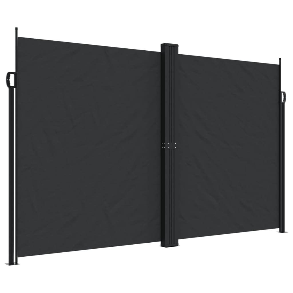 vidaXL Boční výsuvná markýza černá 200x1200 cm Obrázek produktu 
