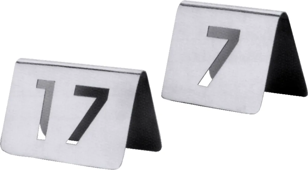 Numeri da Tavolo CONTACTO Inox 73-84 - Offerta Stock HoReCa