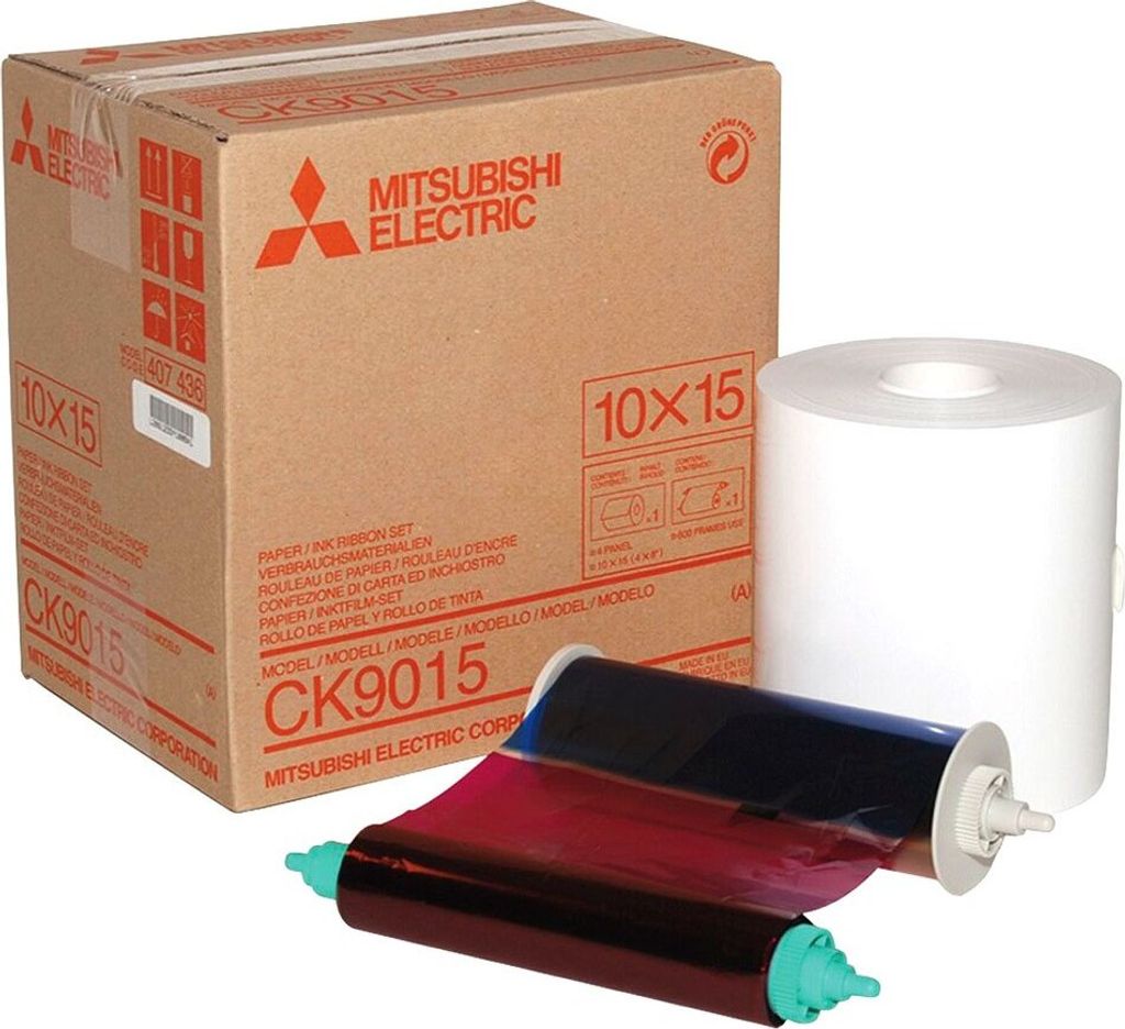 Mitsubishi Ck 9015 10 X 15 Fotopapier Weiß Weiß One Size