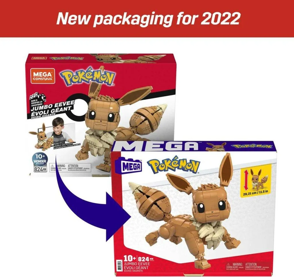 Pokémon Jumbo Evoli Figurine de Collection Idéale pour Déco et Jeu - 22