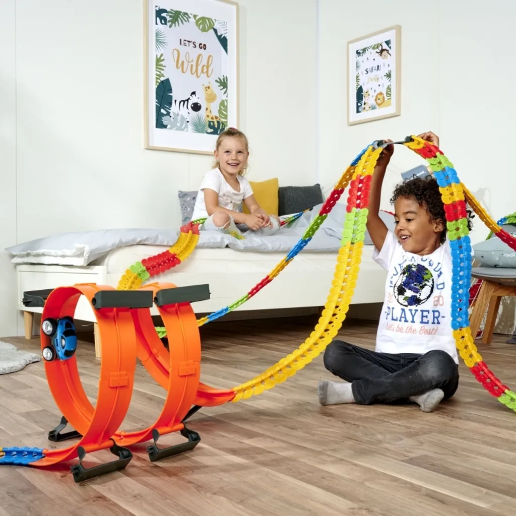 Smoby FleXtreme Superlooping Set Multicolore de 23 Pièces de Construction - 19
