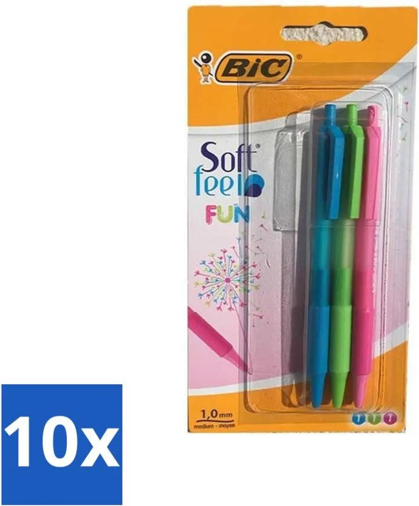 Set 10 BIC Penne Sfera Scatto Pastello - Ottimizza il tuo Workflow