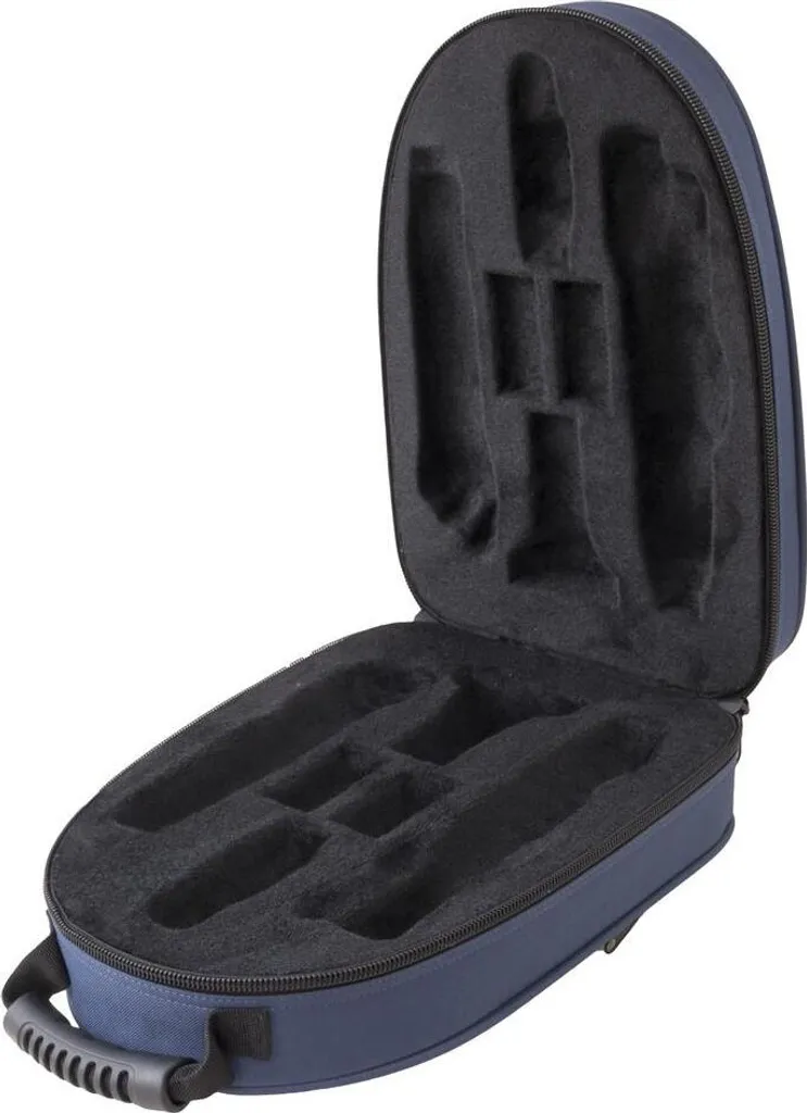 Étui clarinette bleu rigide DIMAVERY avec intérieur en velours doux 70cm