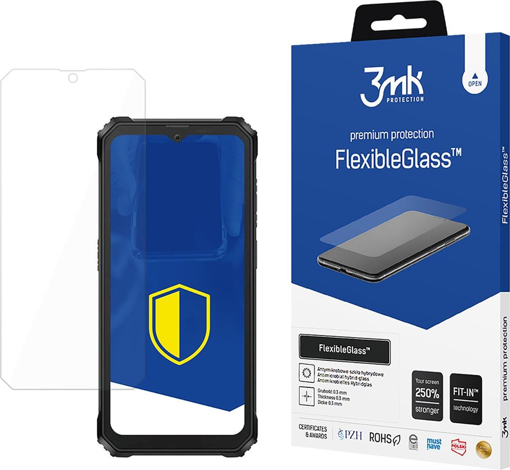 3mk Display Hybridglas FlexibleGlass für Blackview BV6200 / BV6200 Pro 0,3mm 7H