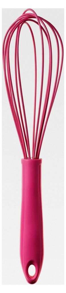Schneebesen L | Silikon & BPA-frei | Hitzebeständig | Spülmaschinengeeignet | 27 cm | Farbe: pink