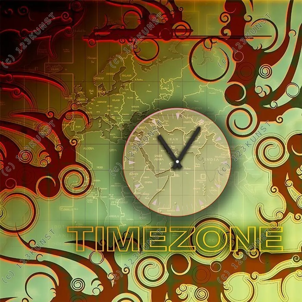 Orologio Design 50x50 Dixtime 3064 | Arredo Salotto Moderno 3D