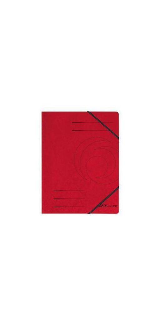 Herlitz Eckspanner 11387172 DIN A4 Colorspankarton rot Produktbild 