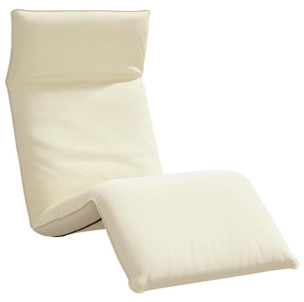 vidaXL Sonnenliege Klappbar Creme 175x54x8,5 cm Oxford-Gewebe