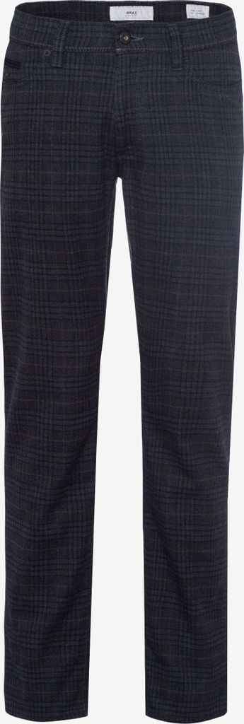 24594 Brax, Cadiz C, Herren Jeans Hose, Wolloptik Twillstretch, darkblue kariert, W 40 L 32