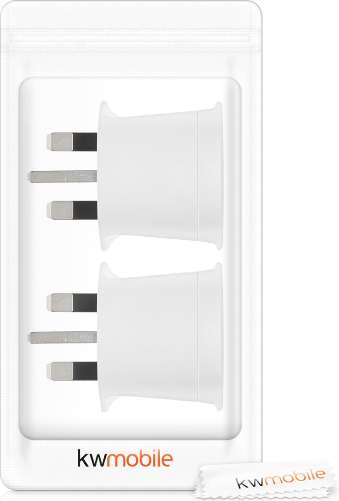 kwmobile 2x Reiseadapter UK Typ-G - Reise Adapter zu Typ G Produktbild 5