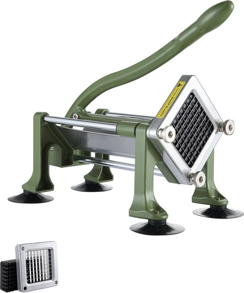 Edelstahl Pommes-Frites-Schneider - 3/8 Zoll Gemüsehobel Zerkleinerer - Küchenzubehör für Gemüse und Kartoffeln - ideal für Restaurants und Z...