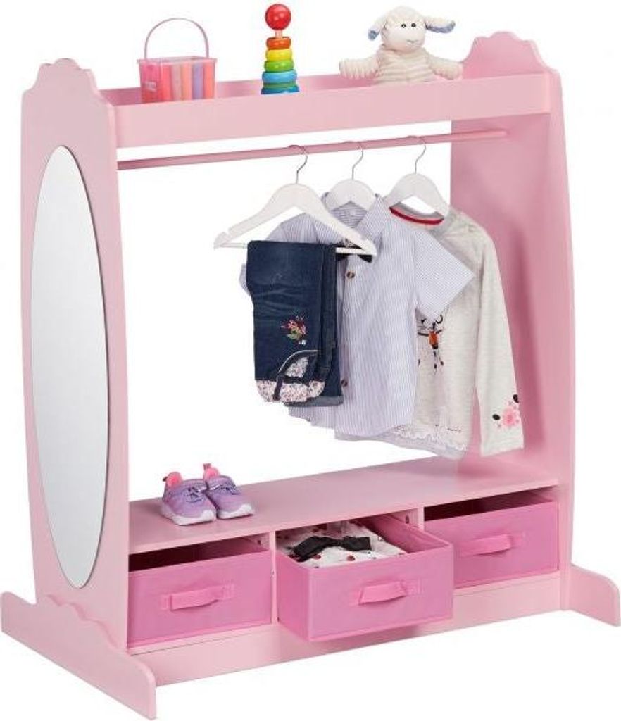 Kleiderbügel für Kinder mit Spiegel