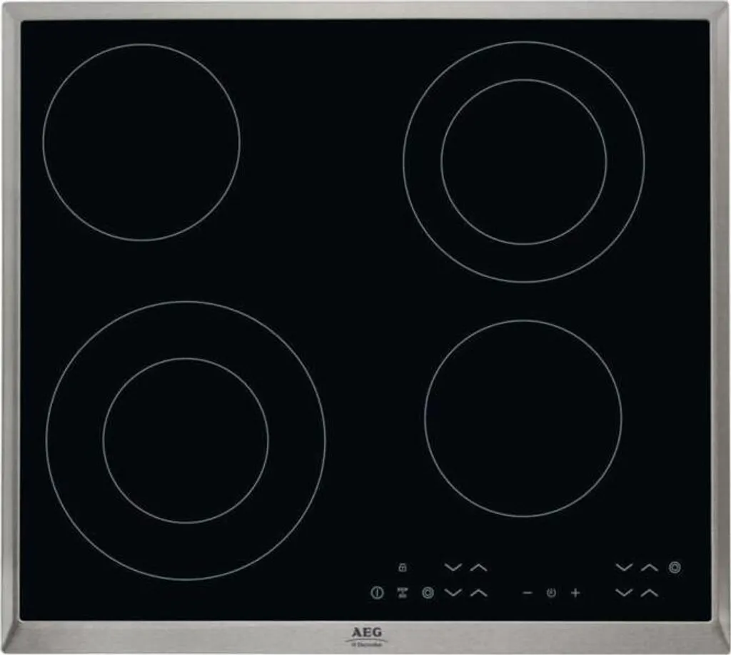 Table de cuisson vitrocéramique AEG HK634021XB encastrable 4 foyers