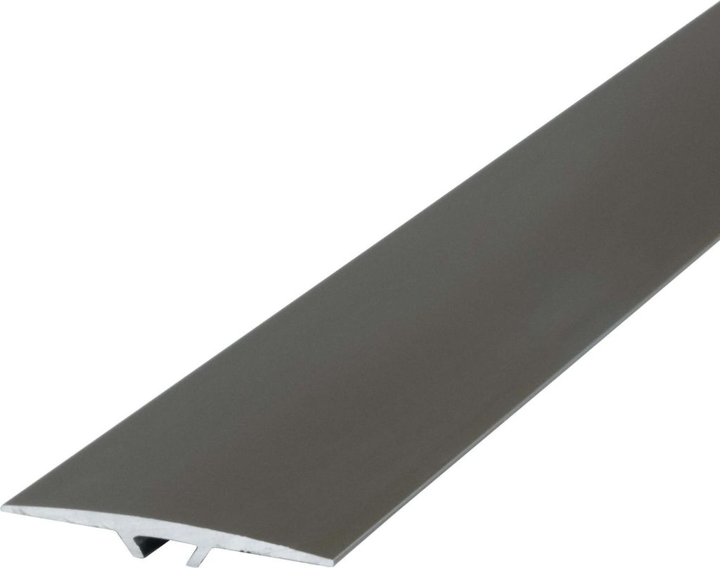 Dalsys Übergangsprofil flach 90cm selbstklebend, aus eloxiertem Aluminium, Bronze