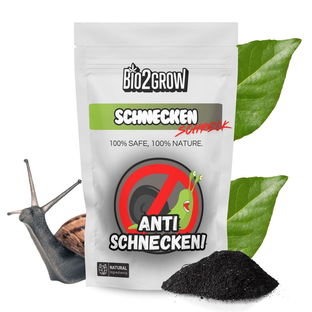 Bio2Grow Schnecken Schreck 5 Kg - Schneckenabwehr Grow Anbau Gemüse Indoor Outdoor Anti Bekämpfung Garten Schutz fernhalten natürlich