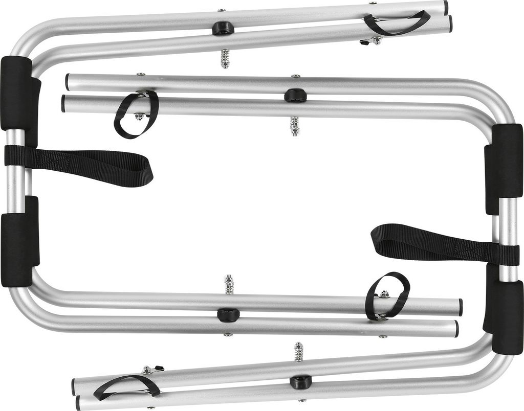 Kajak Klappständer, 2er Set Aluminium Halterung bis 80kg, für Kanu Surfbrett und SUP Lagerung, faltbarer Bootsständer für Garage und Outdoor