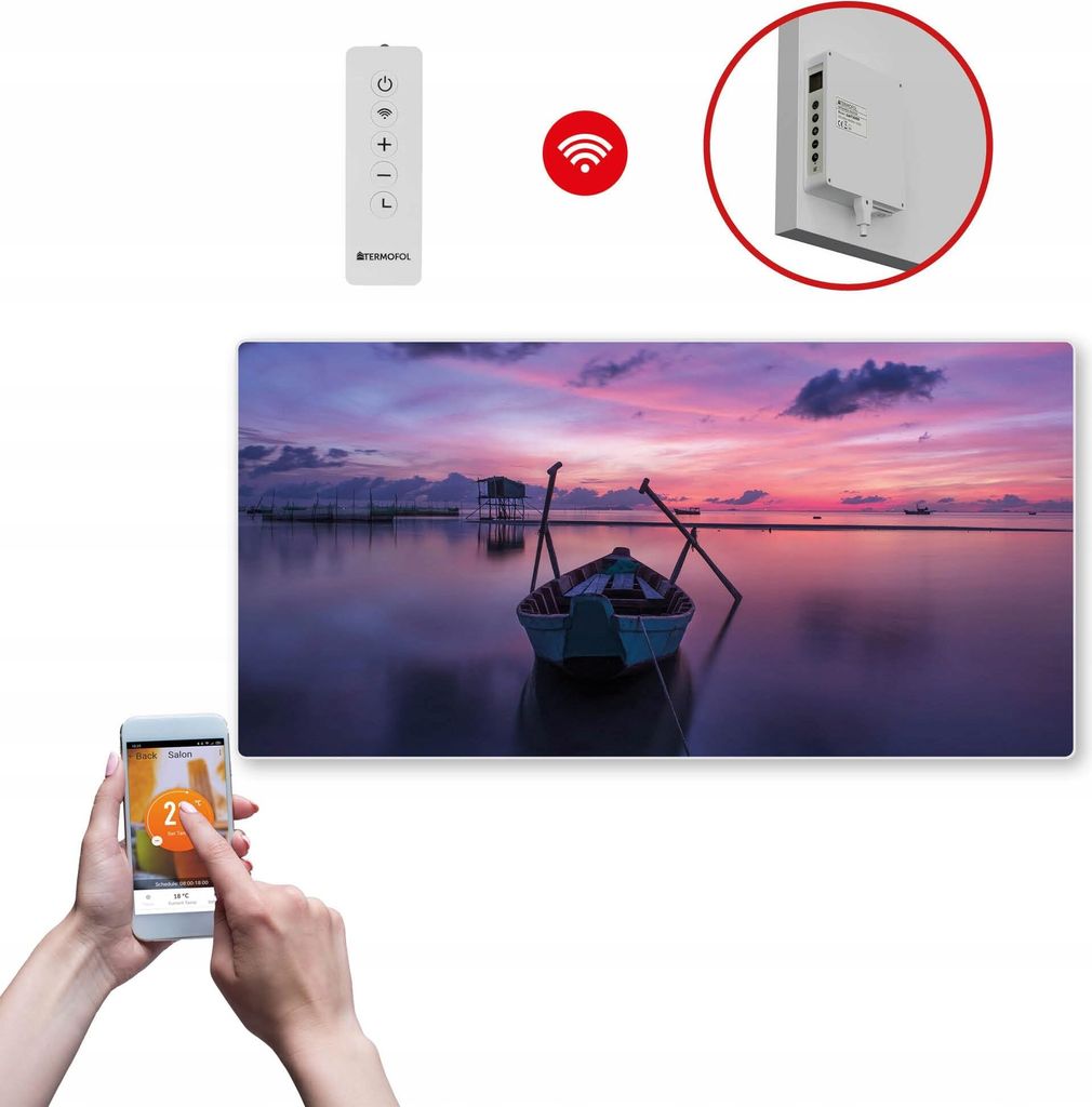 Termofol TF-SWT Infrarot Wandheizung - Wandheizung Elektrisch - Boot - 700W - 60x120 cm