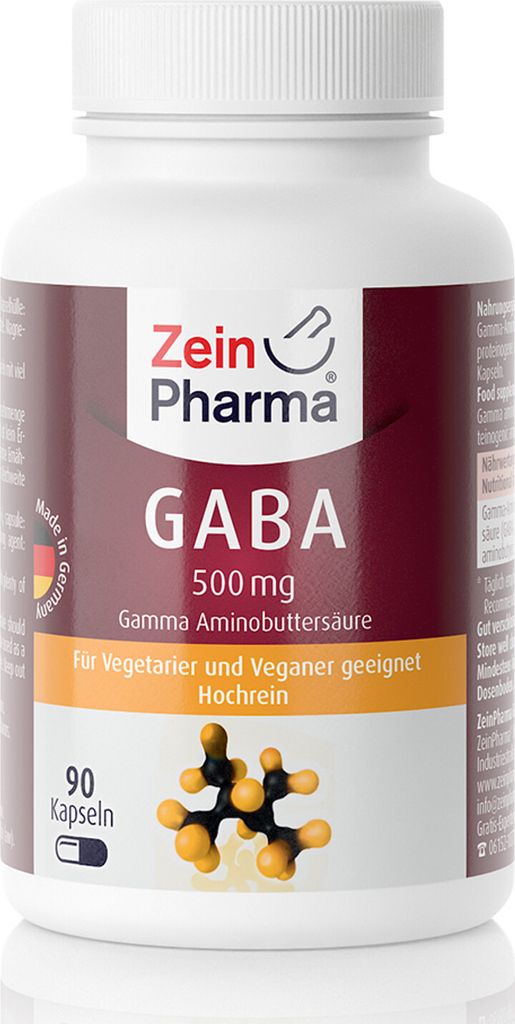 ZeinPharma GABA 500 mg Kapseln, 90 St. Kapseln
