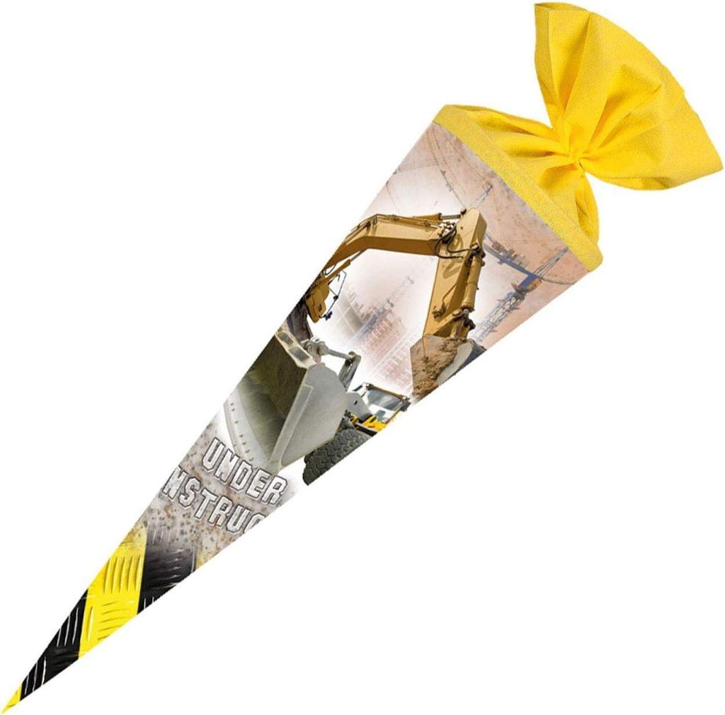 Nestler Schultüte Filzv. 70 cm rund Under Construction Produktbild 
